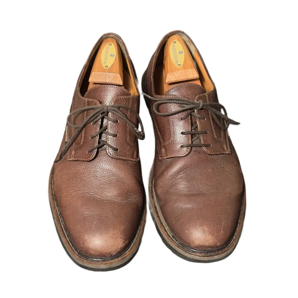 Mephisto Shoes‎ Mens Size 9.5 Brown Leather Goodyear Welt Derby Oxfords Retro